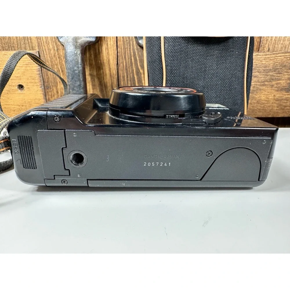 Canon Sure Shot Film Camera 38mm Lens 1:2.8‎ Auto Focus With Case & Strap PARTS